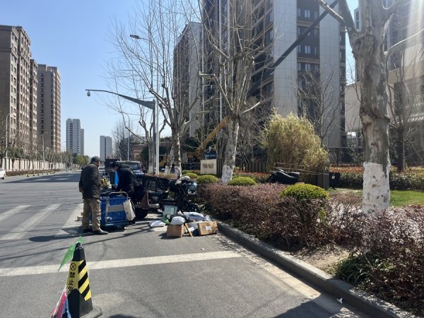 盈丰配资 一头被绿化带截断无路可走：申城马路上的“断头”斑马线怎么划出来的？
