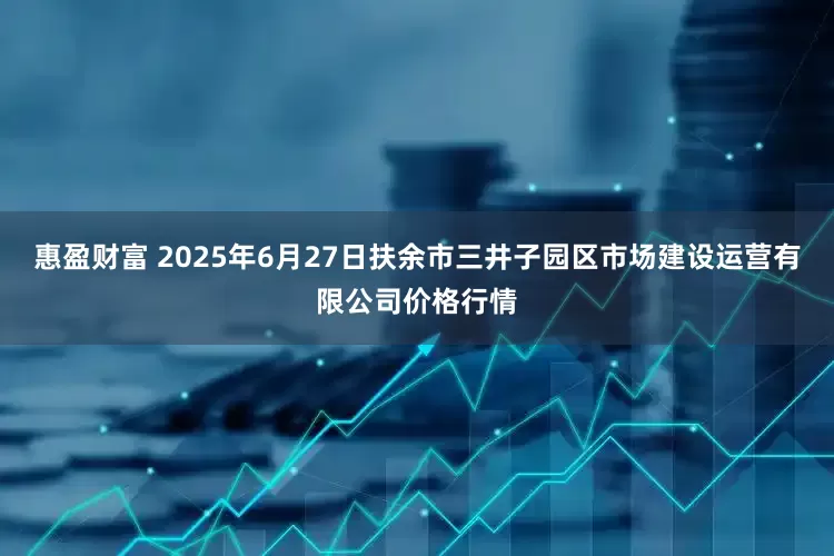 惠盈财富 2025年6月27日扶余市三井子园区市场建设运营有限公司价格行情