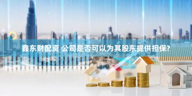 鑫东财配资 公司是否可以为其股东提供担保?