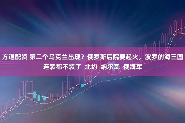 方道配资 第二个乌克兰出现？俄罗斯后院要起火，波罗的海三国连装都不装了_北约_纳尔瓦_俄海军