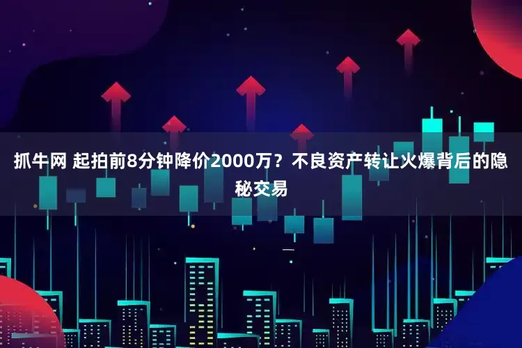 抓牛网 起拍前8分钟降价2000万？不良资产转让火爆背后的隐秘交易